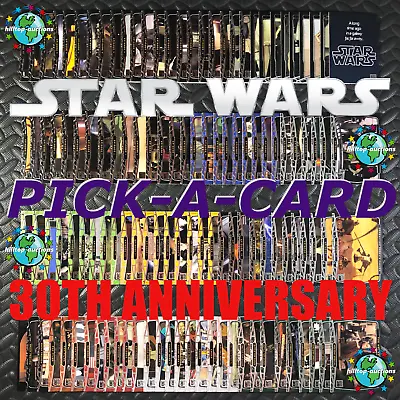 TOPPS 2007 STAR WARS 30th ANNIVERSARY PICK-A-CARD BASE TRADING CARDS #1-120 RARE • $0.99