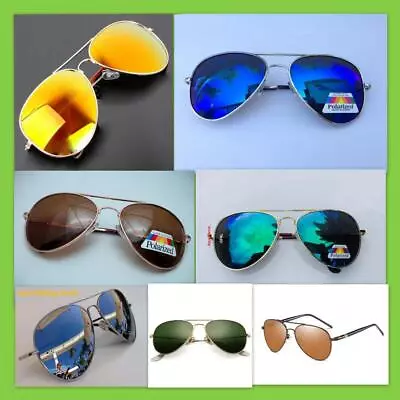 Fits Aviator Sunglasses UV400 Polarized Mirror Len Men Women Outdoor Eye Glasses • $20.50