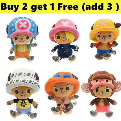 $12.59 • Buy Anime One Piece Chopper Luffy Plush Doll Soft Stuffed Toys Kids Birthday Gift