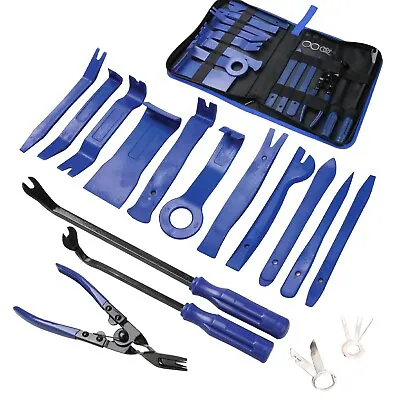 19Pc Trim Clip Removal Tool Plier Pry Set For Car Upholstery Door Panel Interior • £18.99