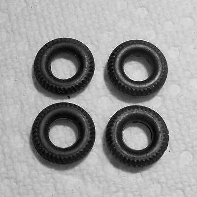 4 Corgi / Dinky TIRES-- 15mm TREAD Black *MORE TYPES IN STORE • $4.79