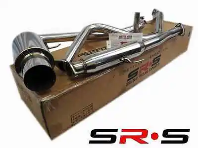 SR*S Full T-304 STAINLESS STEEL CATBACK EXHAUST SYSTEM FOR 88-91 HONDA CRX 89  • $2899.99