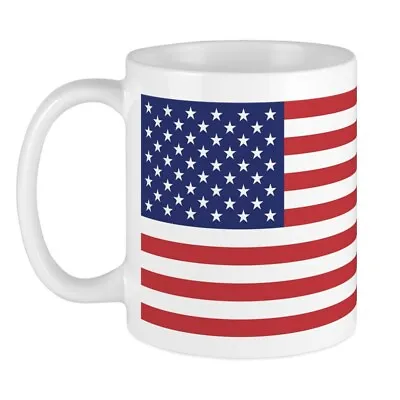 CafePress USA American Flag Mug 11 Oz Ceramic Mug (67536783) • $14.99