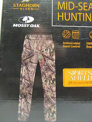 Hunting Pants XXL Mossy Oak By Staghorn River Weatherproof Mid Season New W/tags • $23.49