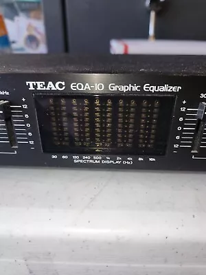 Teac EQA-10 Graphic Equalizer Spectrum Analyzer 10-band • $69.99