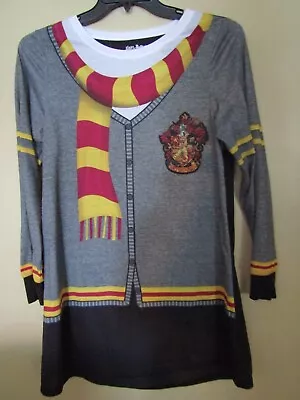 HARRY POTTER Gryffindor Uniform JUNIORS Size Medium Long Sleeve DRESS • $19.99