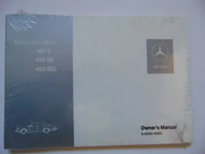 Original 1976 Mercedes Benz 280S 450SE 450SEL Owners Manual - 116 Chassis • $25