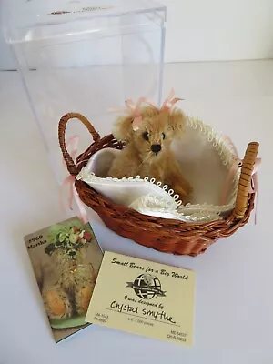 £30 • Buy World Of Miniature Bears  Wendy  10cm Teddy Bear In Basket
