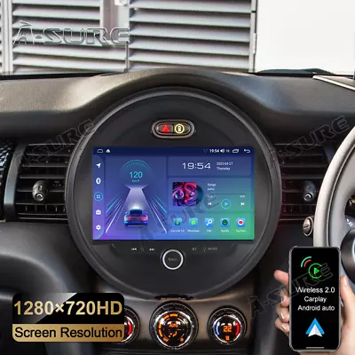 2+32G Car Stereo Radio Android GPS Carplay For Mini Cooper Hatch F55 F56 2014-19 • $269