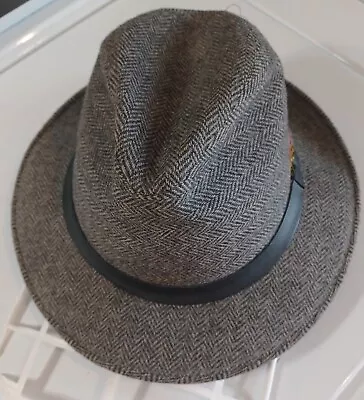 Vintage Stetson  Men  Tweed Wool Hat  Medium USA • $14.99