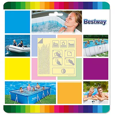 Bestway Inflatable Pool & Spa Underwater Adhesive Repair Patches - Pack Of 10 • £4.49