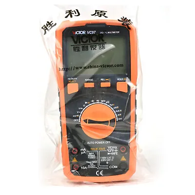 VICTOR VC97 3 3/4 High Precision Digital Multimeter With Automatic Range Selection • $33.60