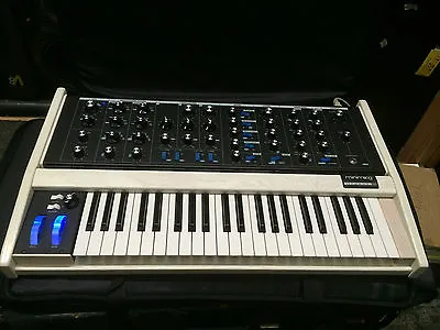 Moog Minimoog Voyager Old School Custom White Blue LED/ Analog Synth //ARMENS • $5499