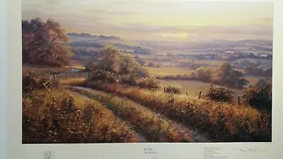 DAVID DIPNALL Dusk The Last Hour Signed Limited Edition Landscape • £54.99