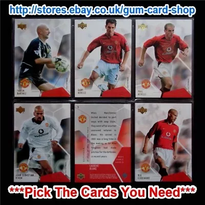 Upper Deck Manchester United - Mini Play Makers 2003 *pick The Cards You Need* • £1