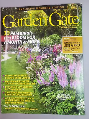 Garden Gate Magazine December 2017 Perennials Plants Backyard Patio Design • $6.28