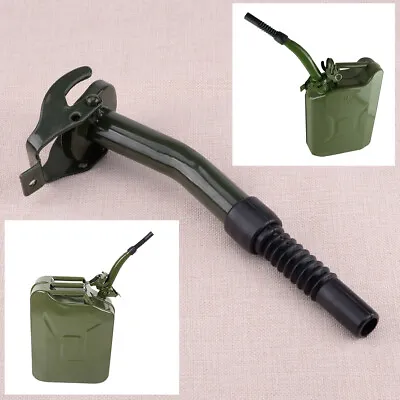 $19.71 • Buy Metal Jerry Can Gas Canister Rubber Nozzle Spout For Standard 5L 10L 20L New