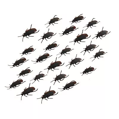 Fake Plastic Roaches Cockroach Toy (Pack Of 25) - Red  BEST QUALITY FREE SHIP • £19.24