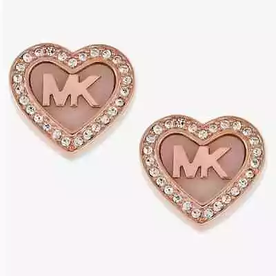 Retail $85 Michael Kors Mother Of Pearl Rose Gold Stud Earrings • $65