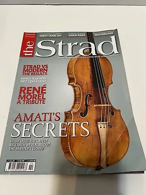 The Strad Magazine Feb 2012 Rene Morel Tribute Amati's Secrets String Music • $8.98