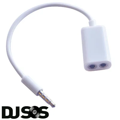 Ipod/ Iphone / Ipad Headphone Splitter 3.5 Mm Stereo Jack Plug • £3.78