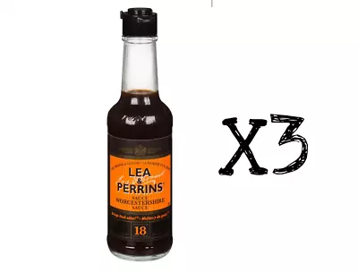 3 Bottles Lea & Perrins Worcestershire Sauce - 142ml - FRESH FROM CANADA • $28.99