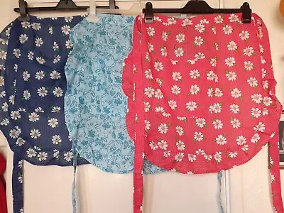 £5.90 • Buy Ladies Waist Apron / Half Apron With Pocket And Frill. Length 21 