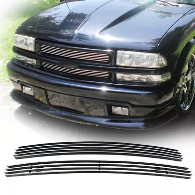 Grill Fits 1998-2004 Chevy S-10 /1998-2005 Blazer Polished Upper Billet Grille  • $45