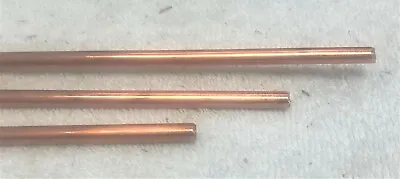 Copper Tube (1) One 12  Piece Of 1/4  O.D. ACR Hard Drawn Copper  • $4.95