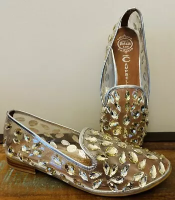 Jeffrey Campbell Womens Clear Studded Flats - Size 10 - NEW • $39.99