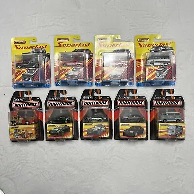 Best Of Matchbox & Super Fast  Nissan Skyline VW Bus Chevy C10BMW- LOT OF 9 • $24.99