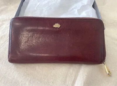 Mulberry Long Wallet Bordeaux Used Shipped From Japan • $97