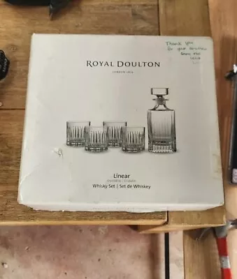 Royal Doulton Linear Wisky Set • $159.95