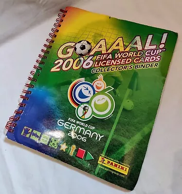 Panini Goaaal 2006 Fifa World Cup Cup Binder & 113 Cards ⚽vgc⚽ • £19.95