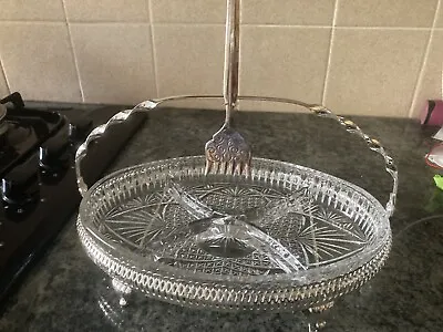 Vintage Mayell Queen Anne Style Silver Plated Tableware Aperitif Serving Dish • £4