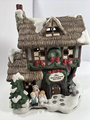 Fitz & Floyd Enchanted Forest Collection Dollmakers Cottage Holiday Hamlet 1993 • $59.95