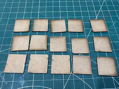 40 Mm X 40 Mm Bases (15 In Pack) Suitable For Warhammer Bolt Action 2mm MDF • £1.10