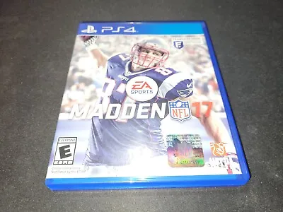 Madden NFL 17 EA Sports Sony Playstation 4 PS4 LN PERFECT Condition COMPLETE • $108.87