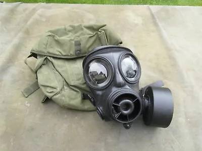 British Avon S10 Size 2 Large Gas Mask Respirator W/ Filter & Haversack • £139.99