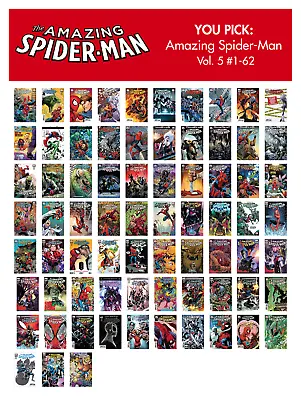 Amazing Spider-Man Vol 5 #1-93 YOU PICK Comic Lot | Ryan Ottley Nick Spencer • $11.99