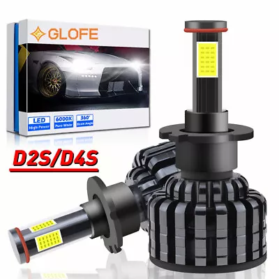 480W 12000LM LED Headlight D2S/D2R/D2C D4R/D4S/D4C HID Xenon Replacement Bulbs • $29.74