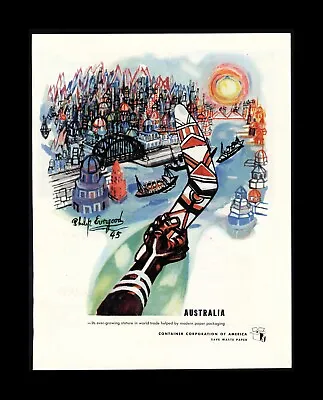$7.95 • Buy 1949 Australia Philip Evergood Container Corporation Of America Vintage Print Ad