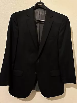 Hart Schaffner Marx Mens 42R Black Classic Fit Wool Tuxedo Jacket USA Vintage • $29