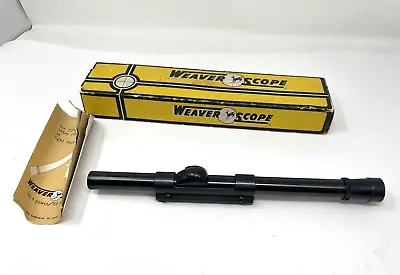 $59.99 • Buy Vintage Weaver B4 .22 Tip-Off Rifle Scope Mount With Box