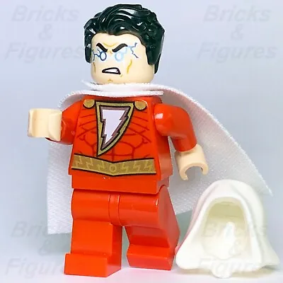 DC Super Heroes LEGO® Shazam With Hood Minifigure 30623 76120 Shazam! Sh586 • $24.99