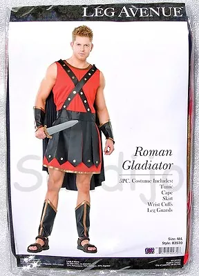 Roman Gladiator Costume Style 83570 Adult Men's 5 Piece Sizes M/L And XL • $11.99