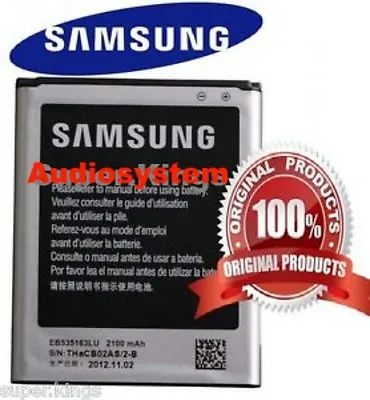 Battery Original 100% SAMSUNG For Galaxy Grand Neo Plus Gt I9060i EB535163LU • £13.80