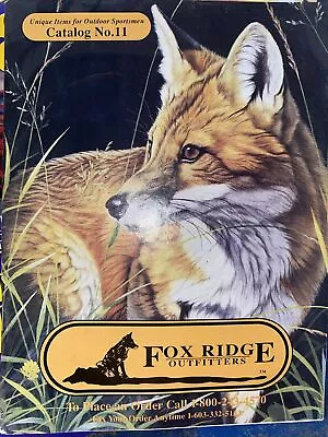 Fox Ridge Outfitters Catalog #11 Outdoors Guns Knives Hunting Gear VTG Magazine • $11