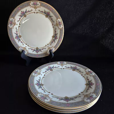 Vintage Minton Persian Rose 8 Inch Salad Plates Set Of 5 • $44