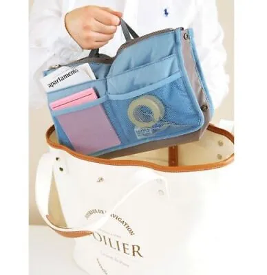 Handbag Insert Bag Organiser Travel Purse Cosmetic Tote Tidy Pouch Women Liner • £4.99